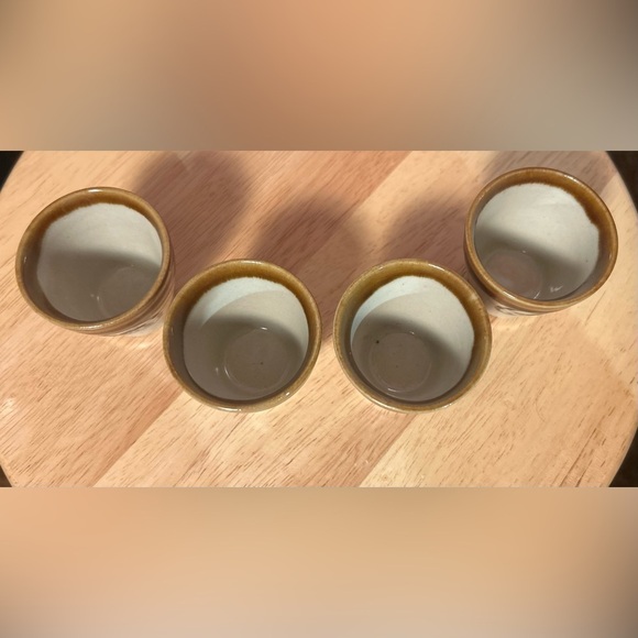 Vintage Genuine Japanese Kanji Sake Cups & Bottle 5pc Set​​​ - Picture 5 of 5